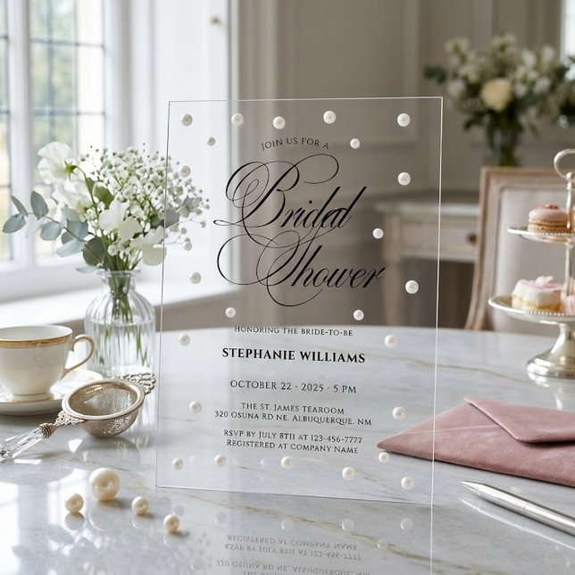 Faire-part de Remise de Cadeaux de Mariée Black Pe (Créateur téléchargé)