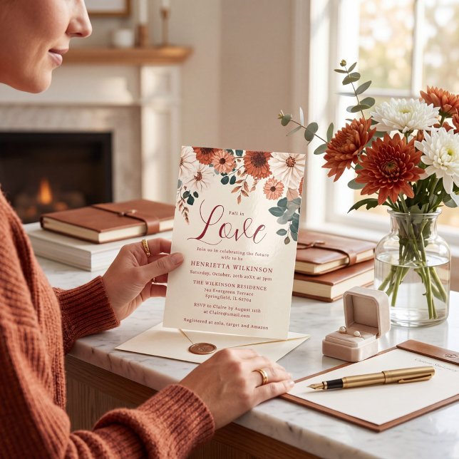 Faire-part de Remise de Cadeaux de Mariée Bohème F (Créateur téléchargé)