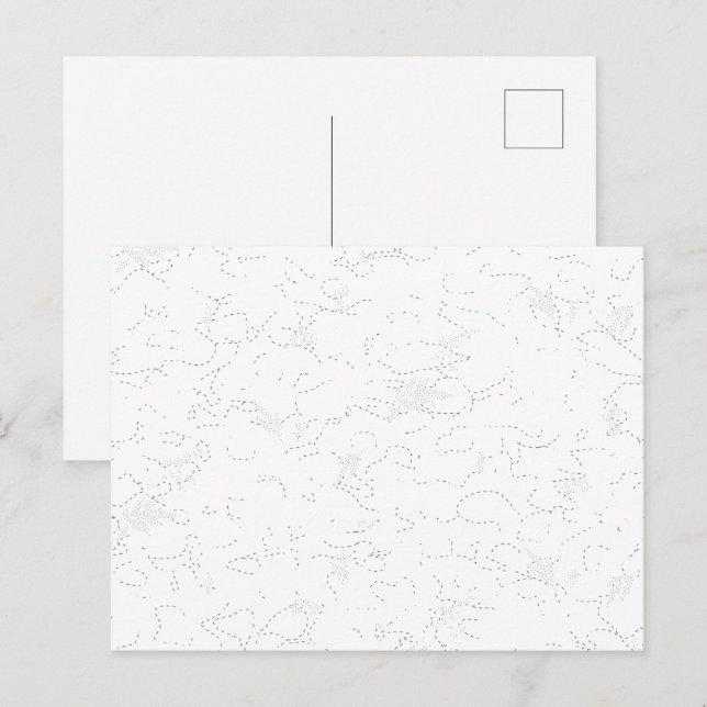 Faire-part de remise de diplôme élégant blanc (Devant / Derrière)