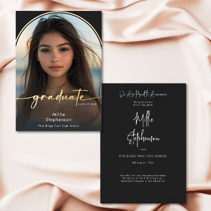 Faire-part de remise de diplôme moderne minimalist