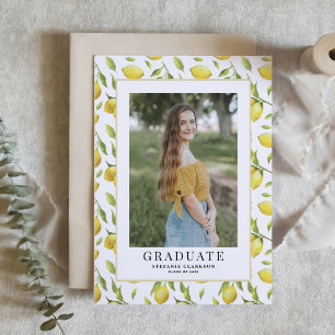 Faire-part de remise de diplômes avec motif de ver