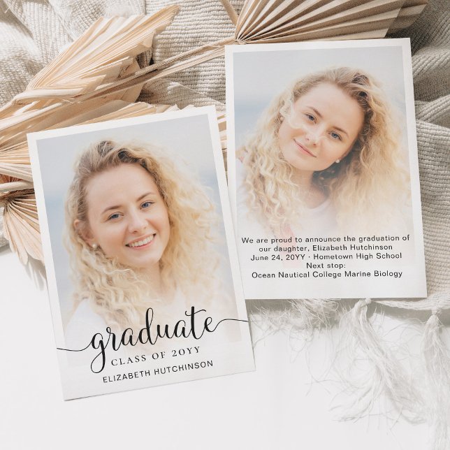 Faire-part de remise de diplômes avec superpositio (Créateur téléchargé)
