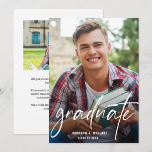 Faire-part de remise de diplômes personnalisés ave