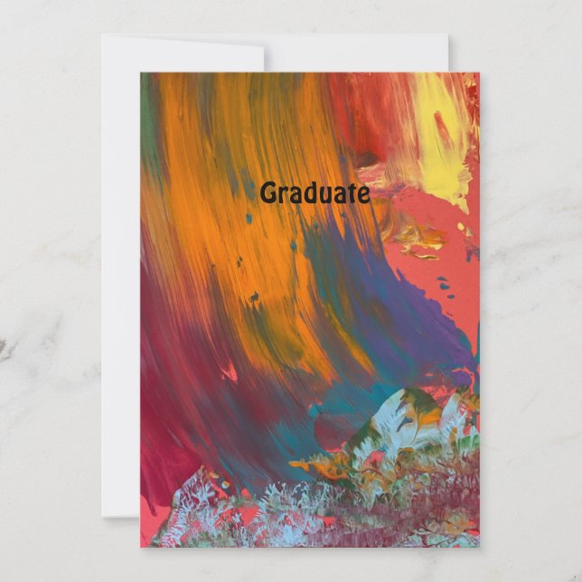 Faire-part de remise des diplômes (Devant)