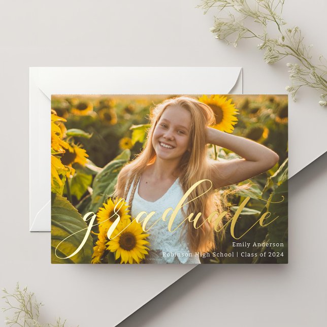 Faire-part de remise des diplômes de calligraphie  (Créateur téléchargé)