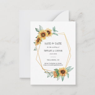Faire-part de réservation à l'aquarelle florale de