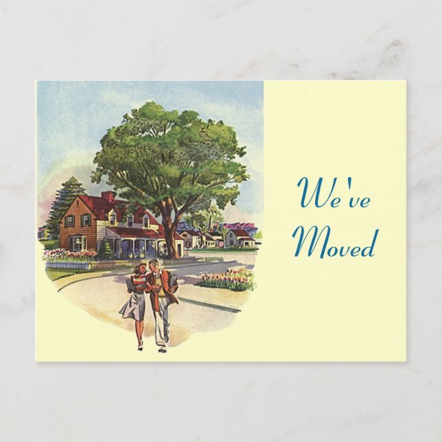 Faire-part De rétros couples de carte postale nous avons (Devant)