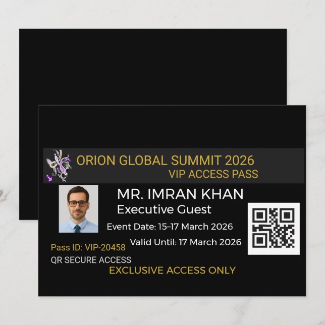 Faire-part de révélation de point d'étoile scintil (Devant / Derrière)