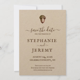 Faire-part de sauvegarde de la date de la Châtaign