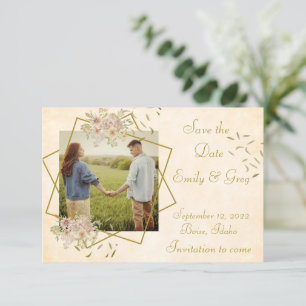 Faire-part de style country romantique à budget