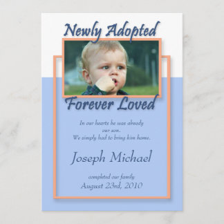 Faire-part Dernièrement Adopté, Forever Loved ~ Annonces
