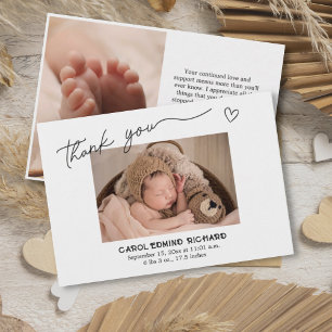 Faire-part des statistiques de naissance Photo