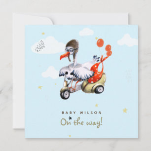 Faire-part Dessin humoristique simple Grossesse neutre