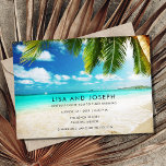 Faire-part Destination Beach Wedding Simple<br><div class="desc">Préparez-vous à dire "je le fais" au paradis ! Nos invitations de mariage à destination de la plage capturent l'essence d'un mariage de bord de mer rêveur, avec un design minimaliste qui laisse la beauté de l'océan parler pour lui-même. Vous et vos invités serez balayés par la magie d'une fête...</div>