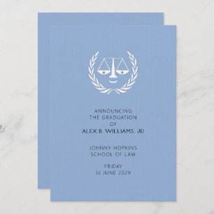 Faire-part d'études de droit