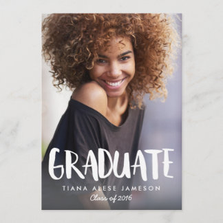 Faire-part d'études photo stylish