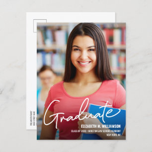 Faire-part d'études supérieures en droit de la pho