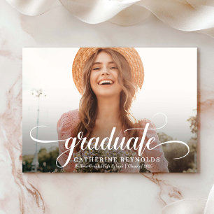 Faire-part d'études supérieures en photo