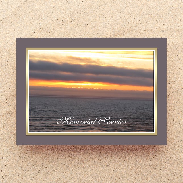 Faire-part d'invitation au service commémoratif (Créateur téléchargé)