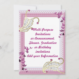 Faire-part d'invitation multifonction