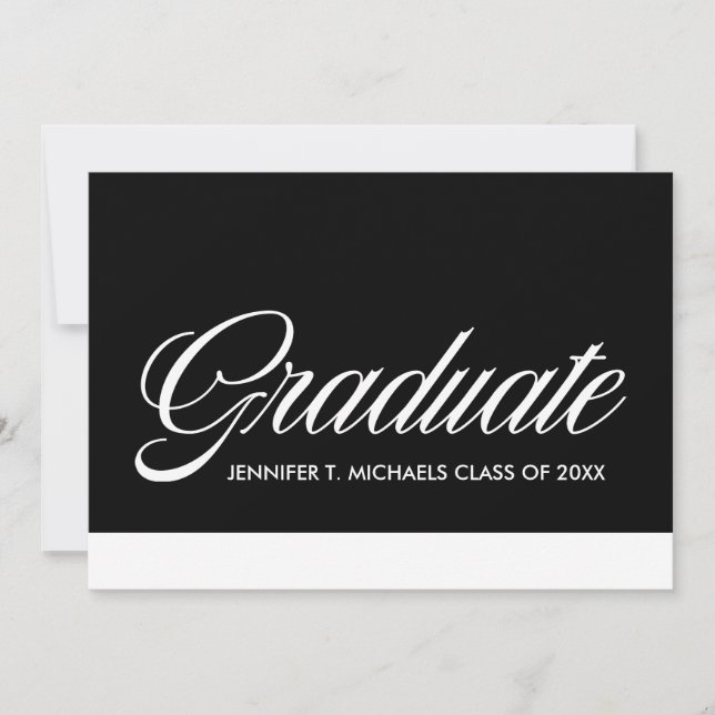 Faire-part Diplômé (Devant)