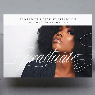 Faire-part Diplôme de Calligraphie Photo College personnalisa