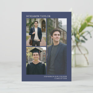 Faire-part Diplômé de la promotion 2026 Collage Multi Photo N