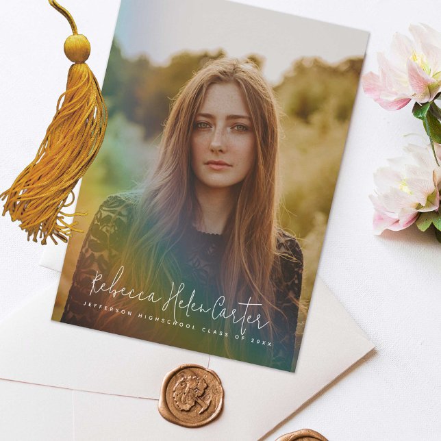 Faire-part Diplôme de photo Arc-en-ciel (Créateur téléchargé)