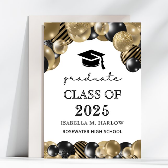 Faire-part Diplômé de script moderne (Créateur téléchargé)