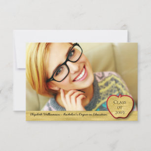 Faire-part Diplôme d'enseignement Diplôme d'études