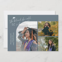 Diplômée Bleu Ardoise Elle a Cru Multi Photo
