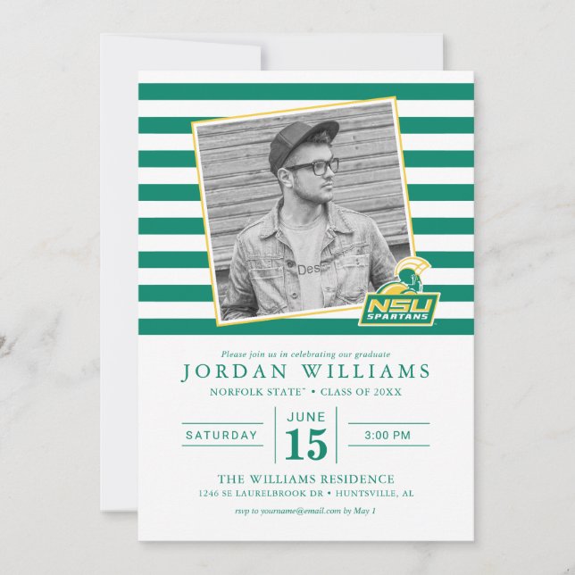 Faire-part Diplômés des NSU Spartans (Devant)
