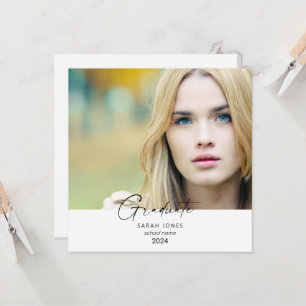 faire-part d'obtention du diplôme de Carré photo u