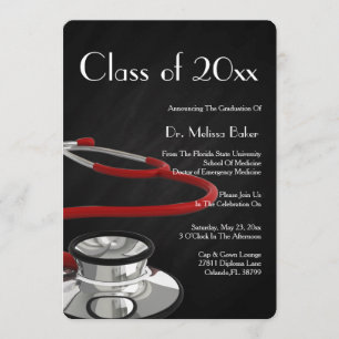 Faire-part d'obtention du diplôme de Faculté de