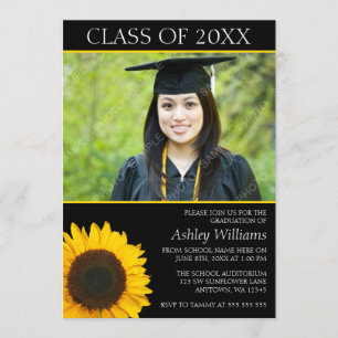 Faire-part d'obtention du diplôme de photographie 