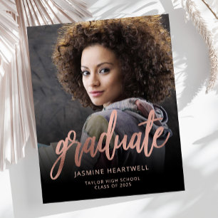 Faire-part d'obtention du diplôme de Rose du budge