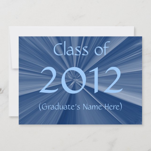 Faire-part d'obtention du diplôme en 2012 (Devant)