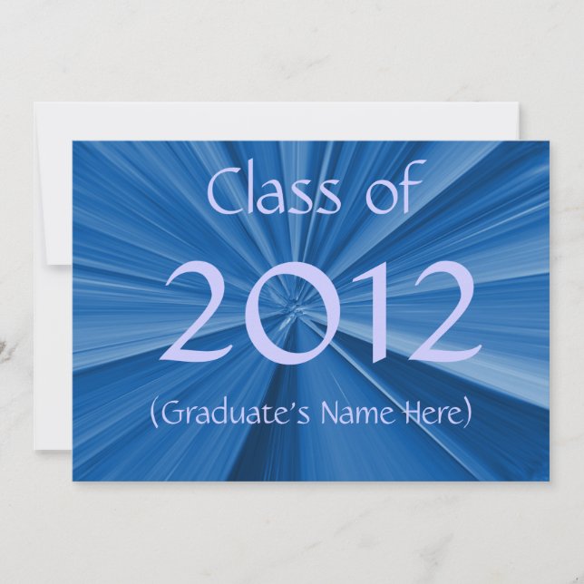 Faire-part d'obtention du diplôme en 2012 (Devant)