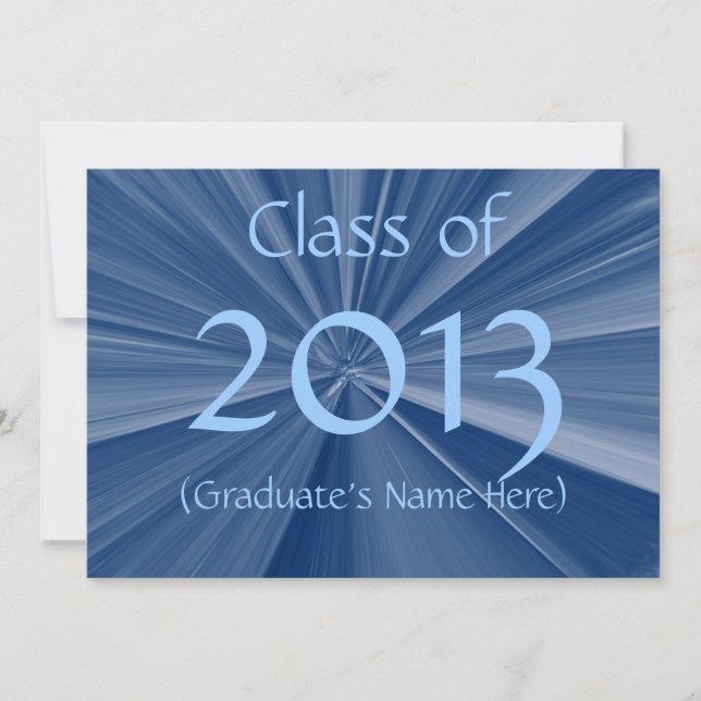 Faire-part d'obtention du diplôme en 2013 (Devant)