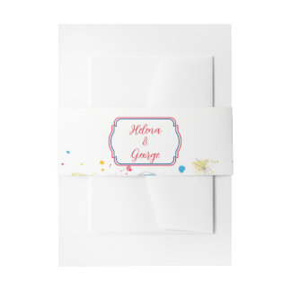 Faire-part Doodle de milieu de siècle - Bandeau ventral