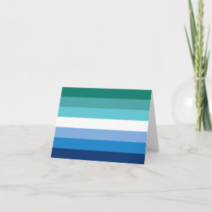 Faire-part Drapeau de la fierté masculine gay