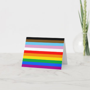 FAIRE-PART DRAPEAU PRIDE LGBTQ+ INCLUSIF
