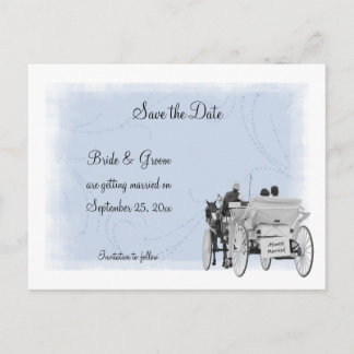 Faire-part Économies de cheval et de chariot la carte postale