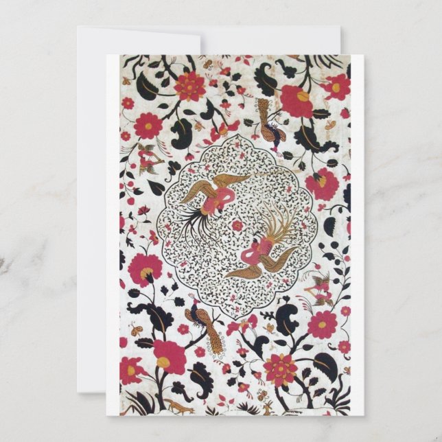 Faire-part EDEN, noir et blanc, rouge (Devant)