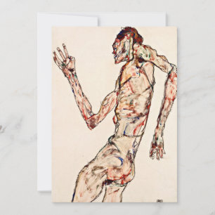 Faire-part Egon Schiele - La danseuse