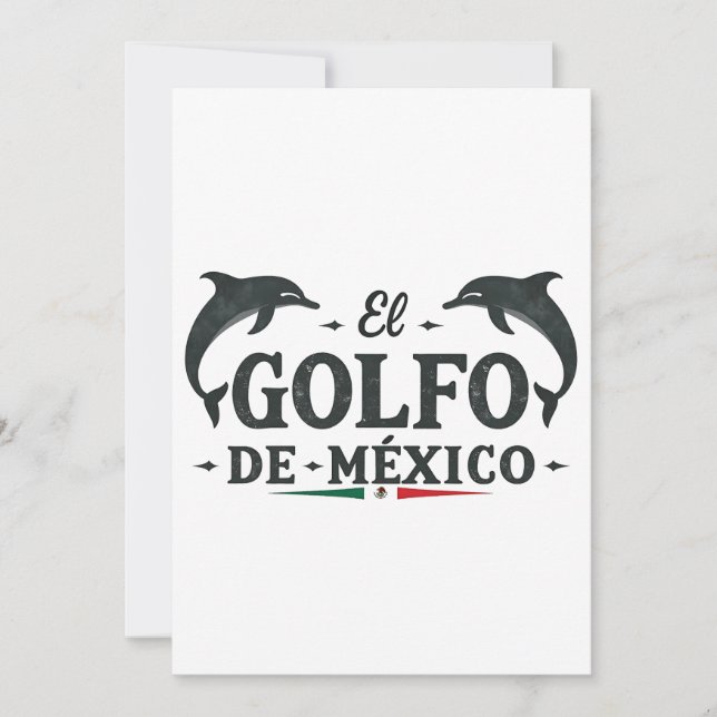 Faire-part El Golfo De Mexico Golfe du Mexique (Devant)