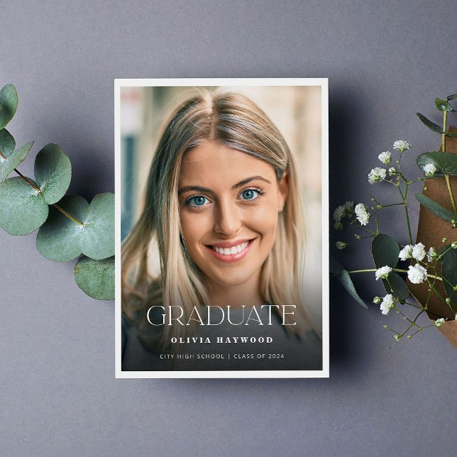 Faire-part Élégant lycée moderne (Créateur téléchargé)