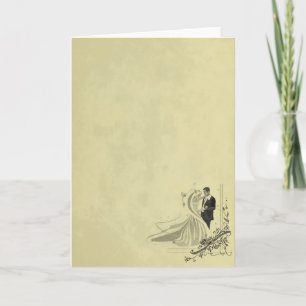 Faire-part Élégant Mariage de mariée et de chambre