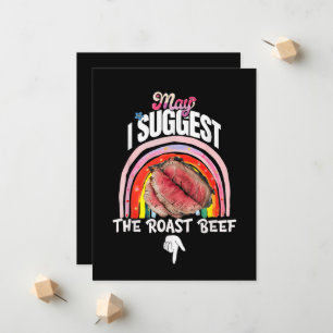 Faire-part Embarrassant Puis-Je Vous Suggérer Le Rosbif