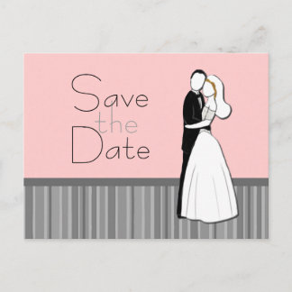 Faire-part Embracer un couple Enregistrer la carte postale Da